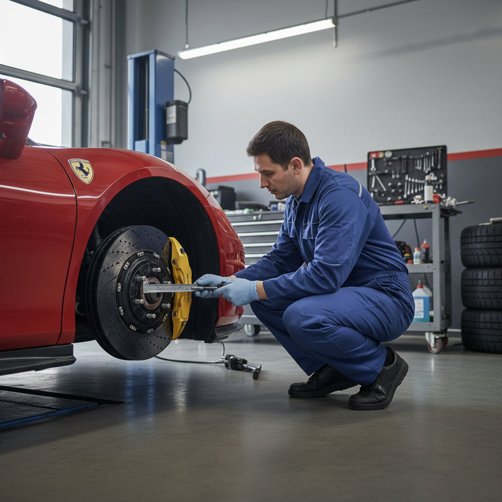 Maintenance and Service Intervals for Ferrari Carbon Ceramic Brake Rotors