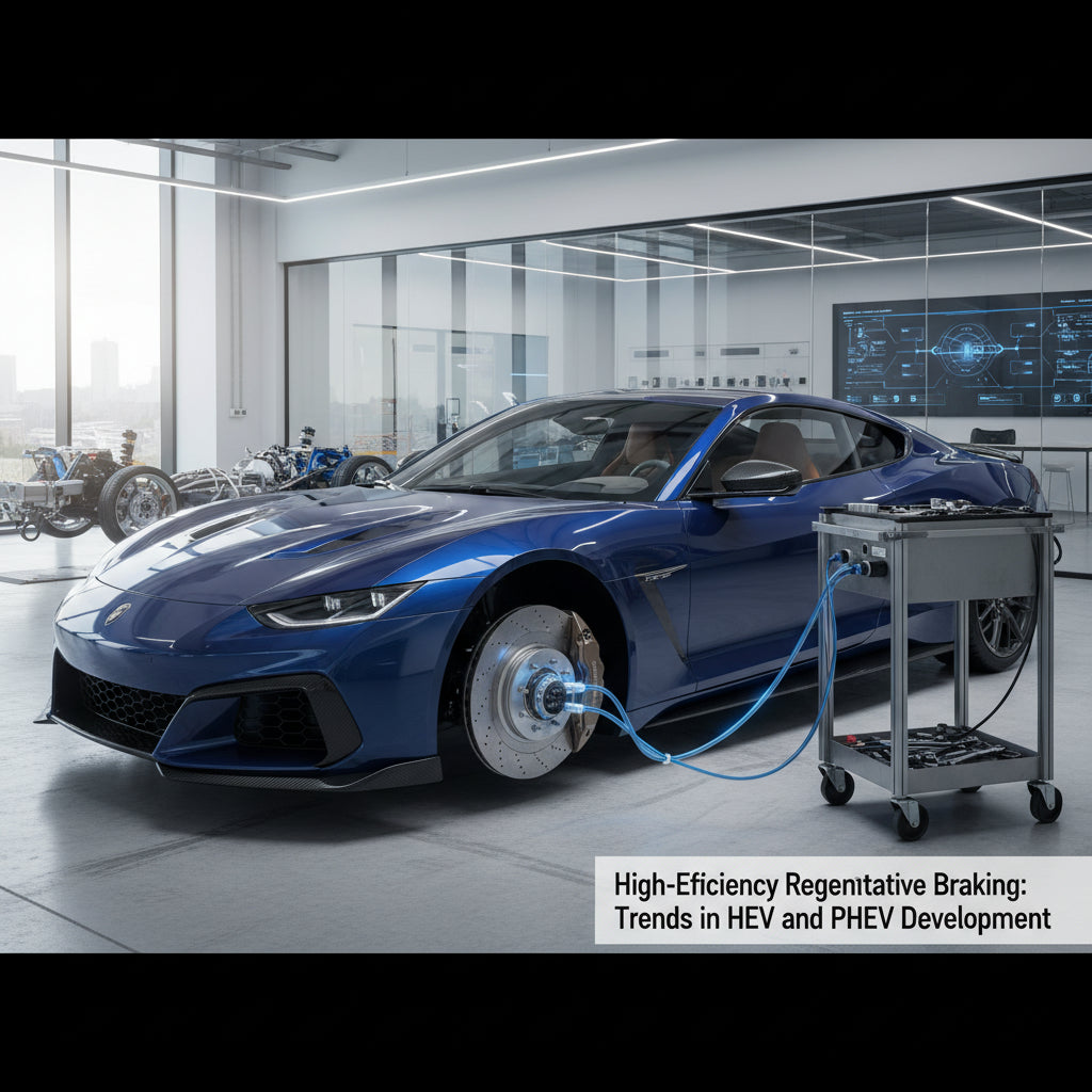 High-Efficiency Regenerative Braking: Technical Trends in HEV and PHEV Development