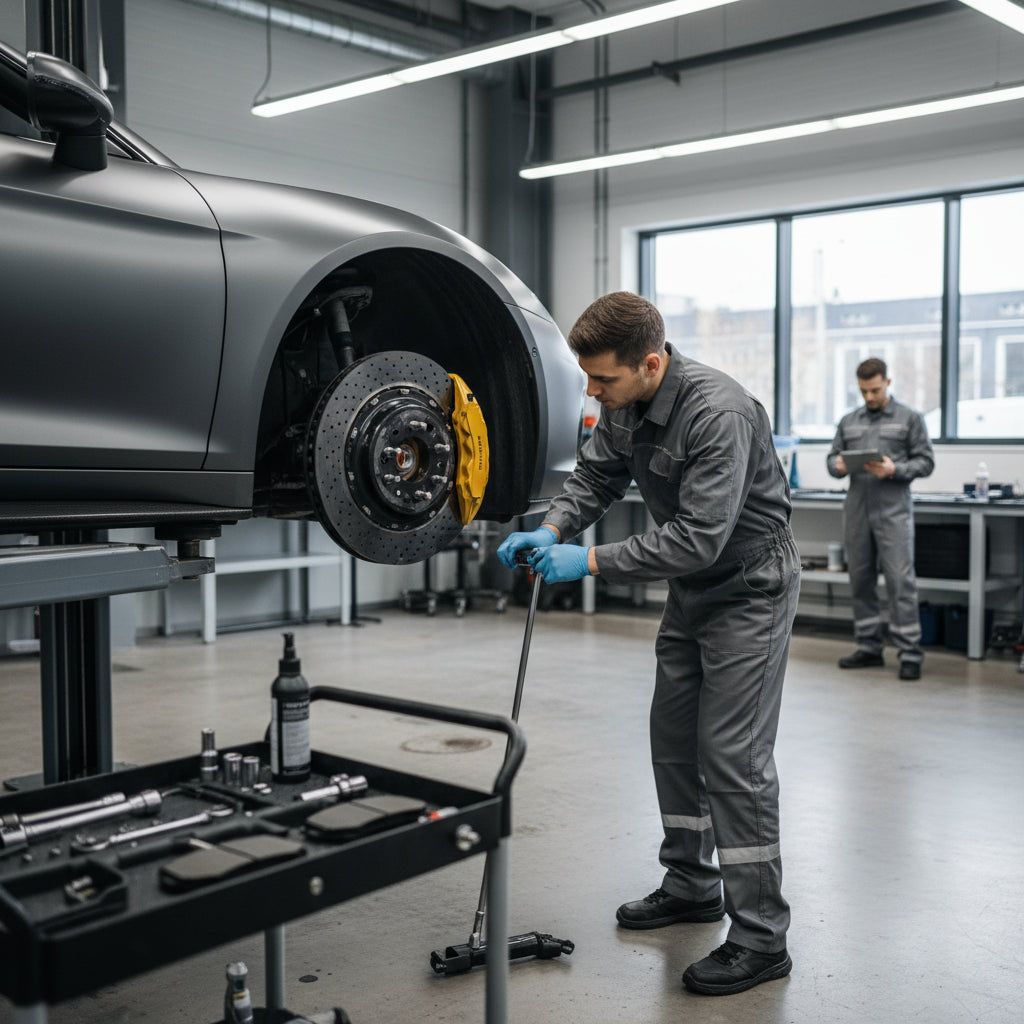 Maintenance Workflow for Carbon Ceramic Brakes: A Technical Guide
