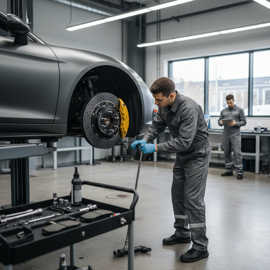 Maintenance Workflow for Carbon Ceramic Brakes: A Technical Guide