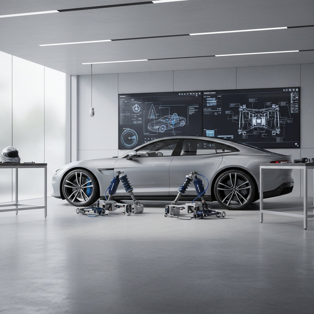 Integrated Braking Control and Active Suspension for Commercial Vehicle Stability