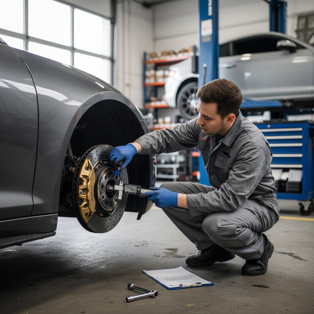 How to Measure Carbon Ceramic Brake Disc Wear and Condition