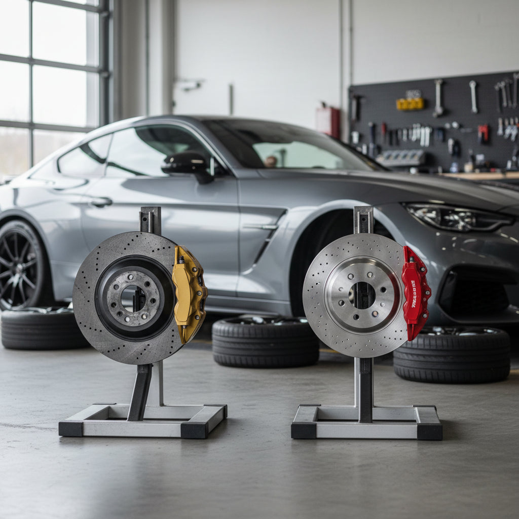 Carbon Ceramic vs. Steel Brake Size: Understanding the Physical Differences