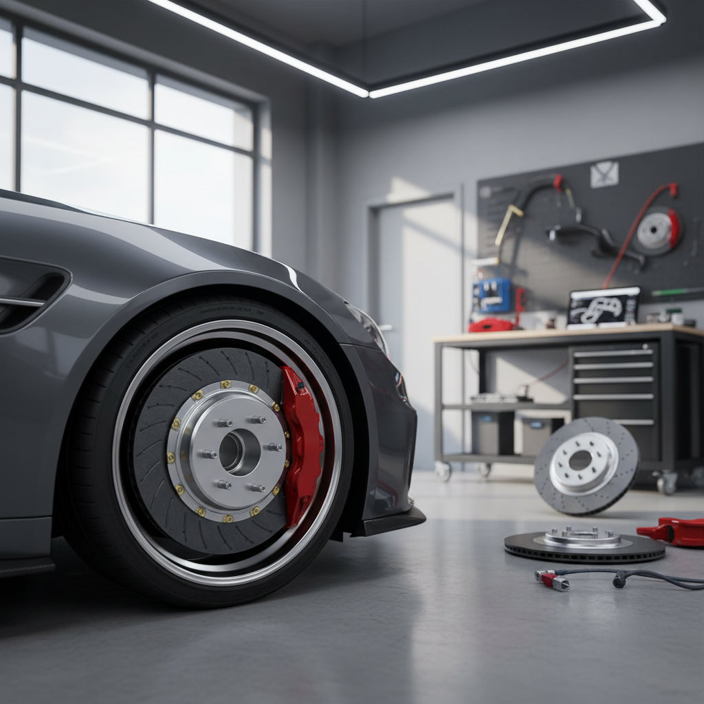 Material-Combined Vehicle Brake Disc Design for Enhanced Thermal Performance