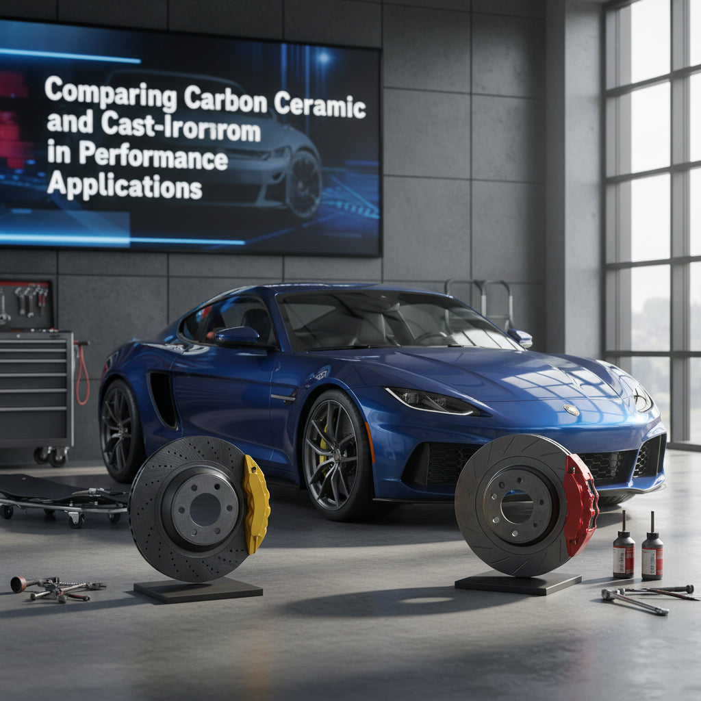 Comparing Carbon Ceramic and Cast-Iron Brake Rotors in Performance Applications