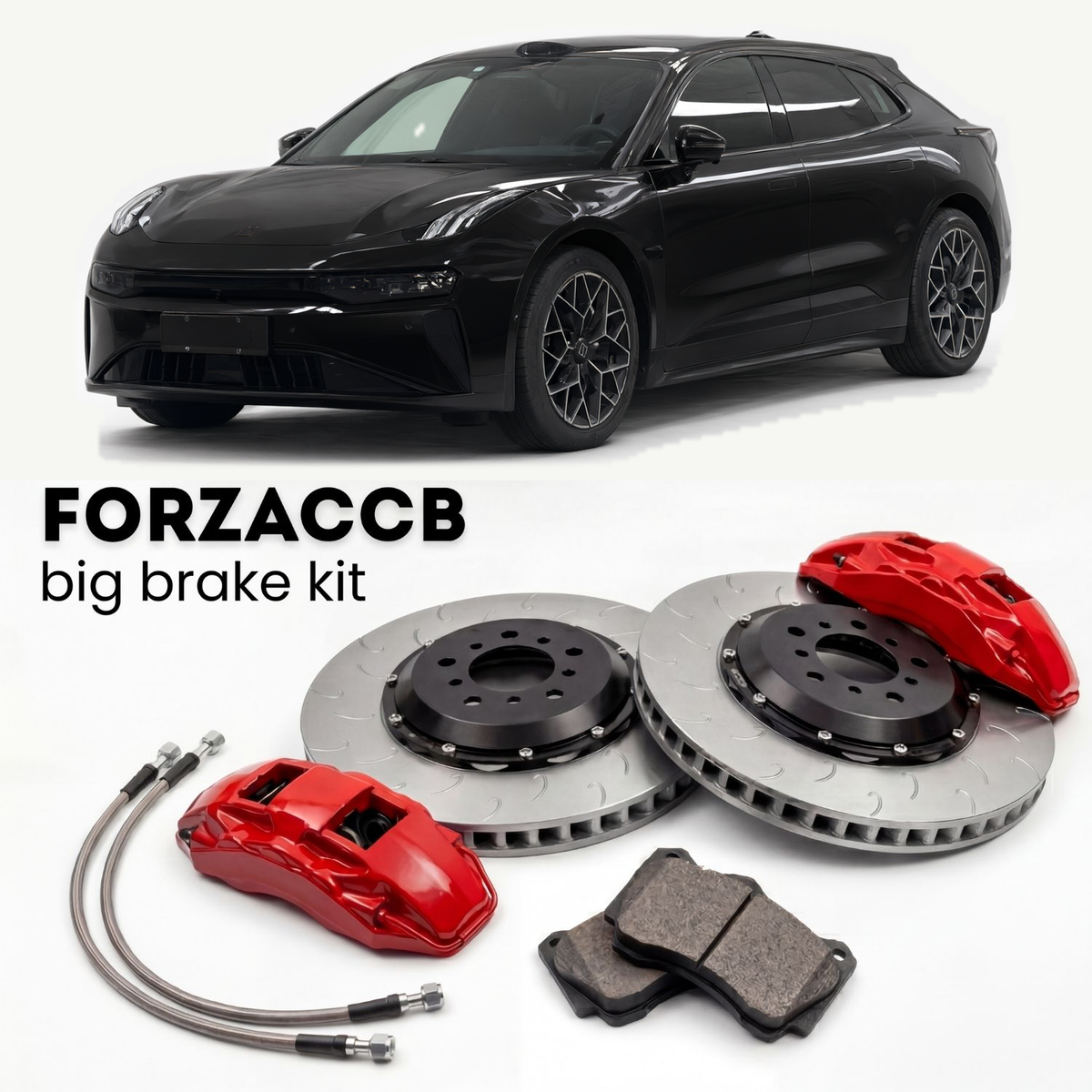 FORZACCB Iron Big Brake Kit for Zeekr 001 (2021+) - vehicle and brake kit