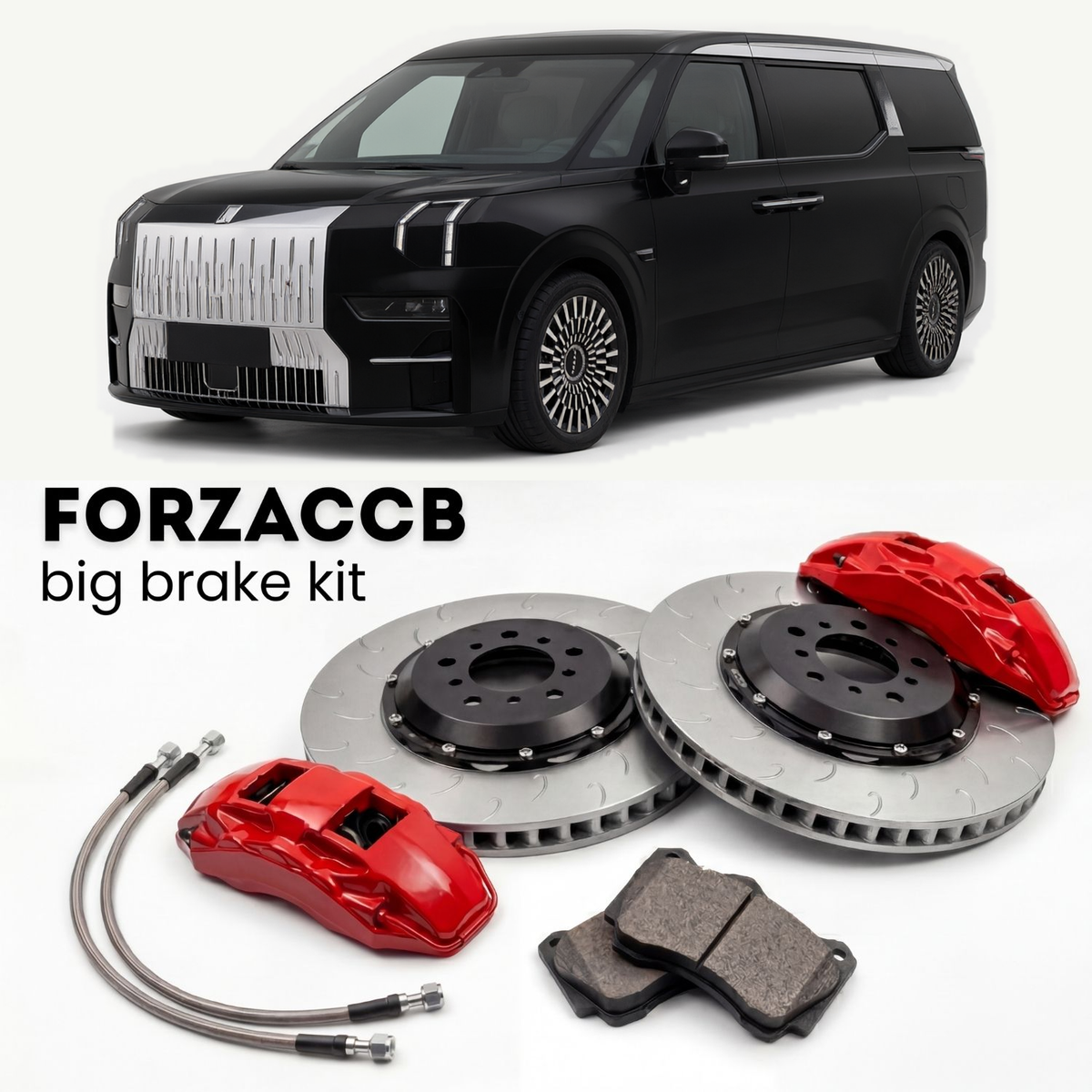 FORZACCB Iron Big Brake Kit for Zeekr 009 (2023+) - vehicle and brake kit
