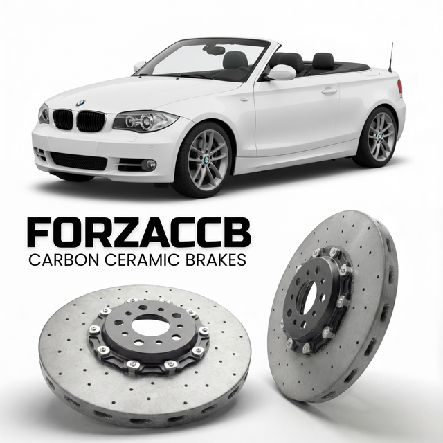 Carbon Ceramic Brake Rotors for BMW 1-Series Convertible E88 (2007-2013) | CCB OEM Replacement / Conversion Upgrade Kit