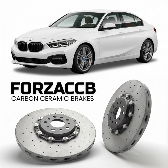 Carbon Ceramic Brake Rotors for BMW 1-Series Sedan F52 (2022-2024) | CCB OEM Replacement / Conversion Upgrade Kit