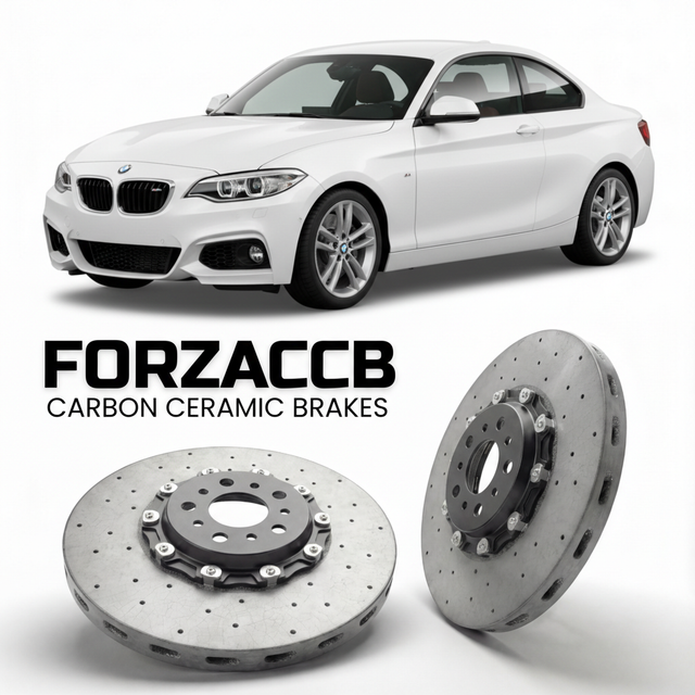Carbon Ceramic Brake Rotors for BMW 2-Series Coupe F22 (2014-2021) | CCB OEM Replacement / Conversion Upgrade Kit