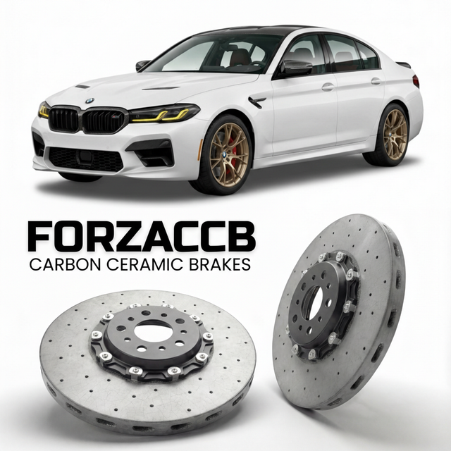 Carbon Ceramic Brake Rotors for BMW 2-Series Gran Tourer F46 (2015-2021) | CCB OEM Replacement / Conversion Upgrade Kit
