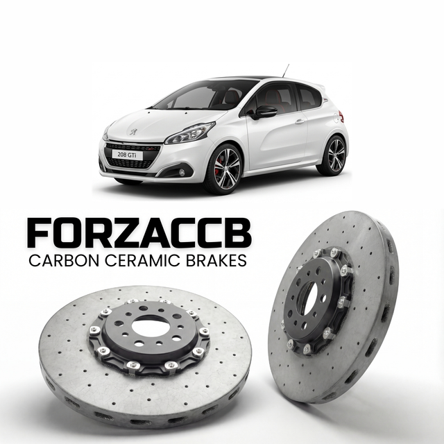 Carbon Ceramic Brake Rotors for Peugeot 208 GTi (2013-2018) | CCB Conversion Kit