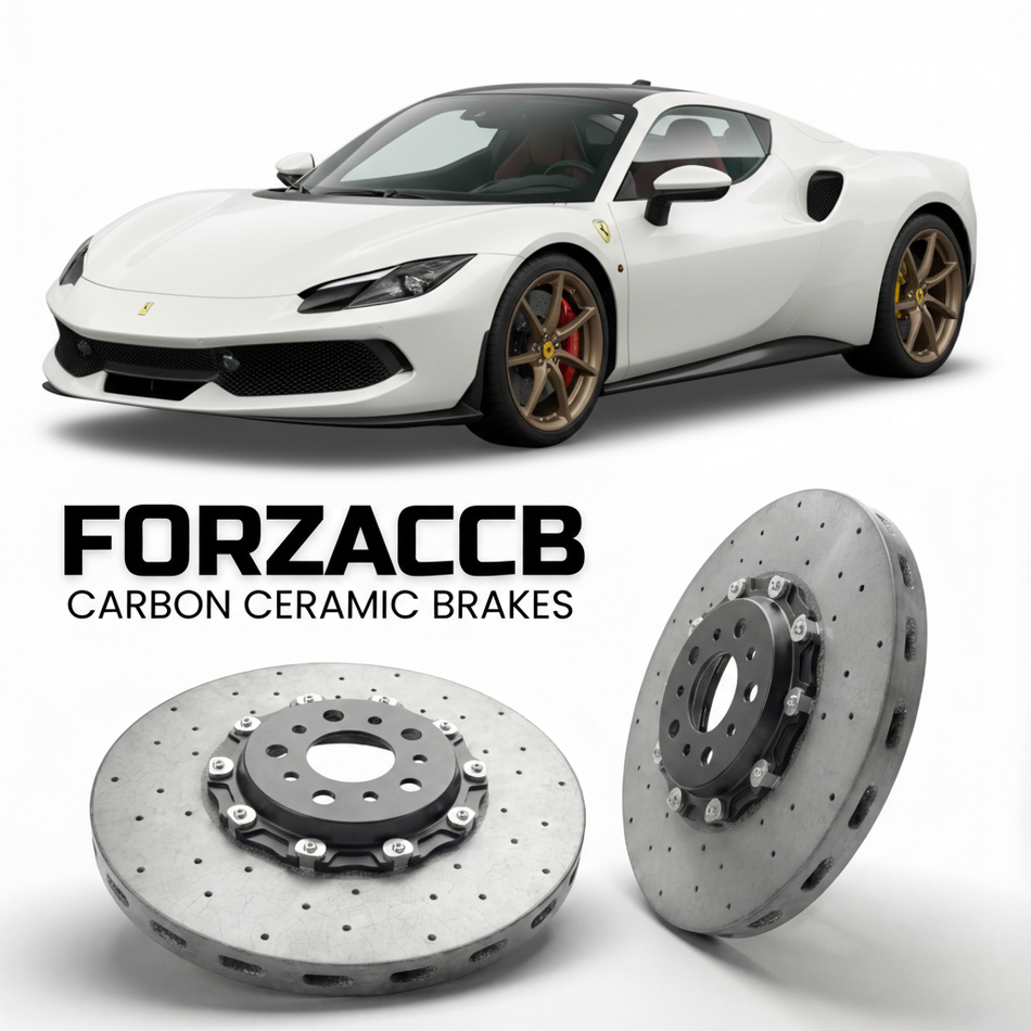 Carbon Ceramic Brake Rotors for Ferrari 296 GTB (2021+) | CCB OEM Replacement / Conversion Upgrade Kit