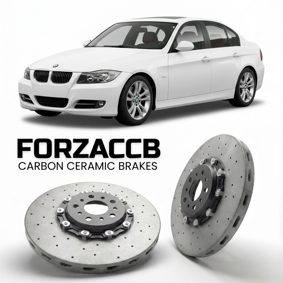 Carbon Ceramic Brake Rotors for BMW 3-Series Sedan E90 (2005-2011) | CCB OEM Replacement / Conversion Upgrade Kit