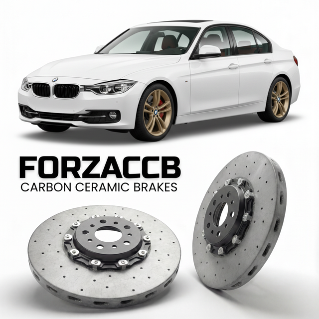Carbon Ceramic Brake Rotors for BMW 3-Series Sedan LWB F35 (2012-2019) | CCB OEM Replacement / Conversion Upgrade Kit