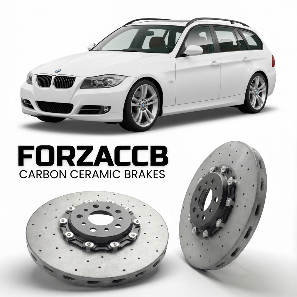 Carbon Ceramic Brake Rotors for BMW 3-Series Touring E91 (2005-2012) | CCB OEM Replacement / Conversion Upgrade Kit