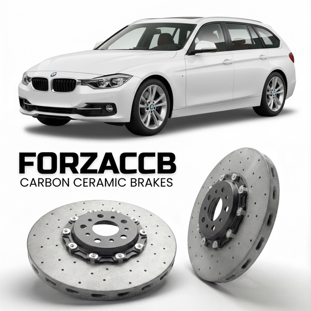 Carbon Ceramic Brake Rotors for BMW 3-Series Touring F31 (2012-2019) | CCB OEM Replacement / Conversion Upgrade Kit