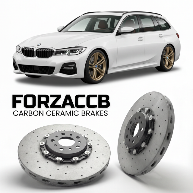Carbon Ceramic Brake Rotors for BMW 3-Series Touring G21 (2019-2026+) | CCB OEM Replacement / Conversion Upgrade Kit