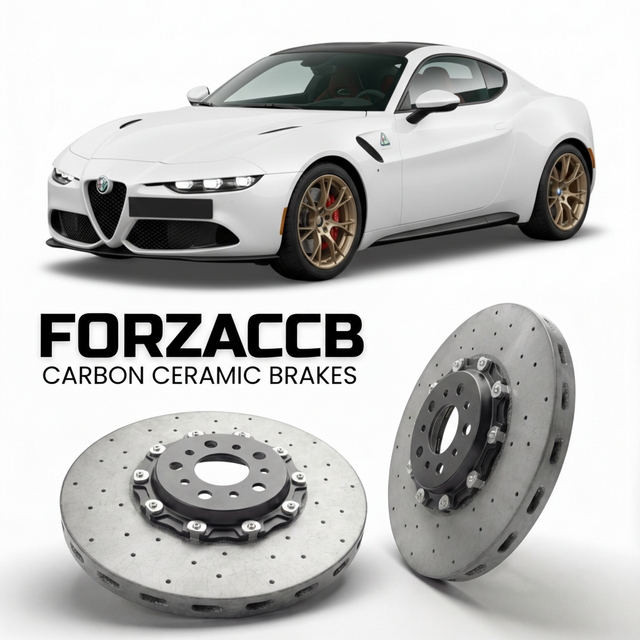 Carbon Ceramic Brake Rotors for Alfa Romeo 33 Stradale 2023 (2023+) | CCB OEM Replacement / Conversion Upgrade Kit