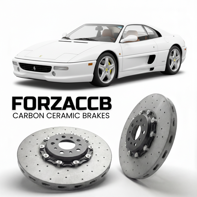 Carbon Ceramic Brake Rotors for Ferrari 355 F1 (1997-1999) | CCB OEM Replacement / Conversion Upgrade Kit