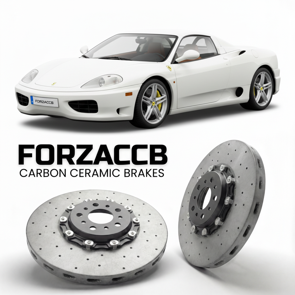Carbon Ceramic Brake Rotors for Ferrari 360 Spider (1999-2004) | CCB OEM Replacement / Conversion Upgrade Kit
