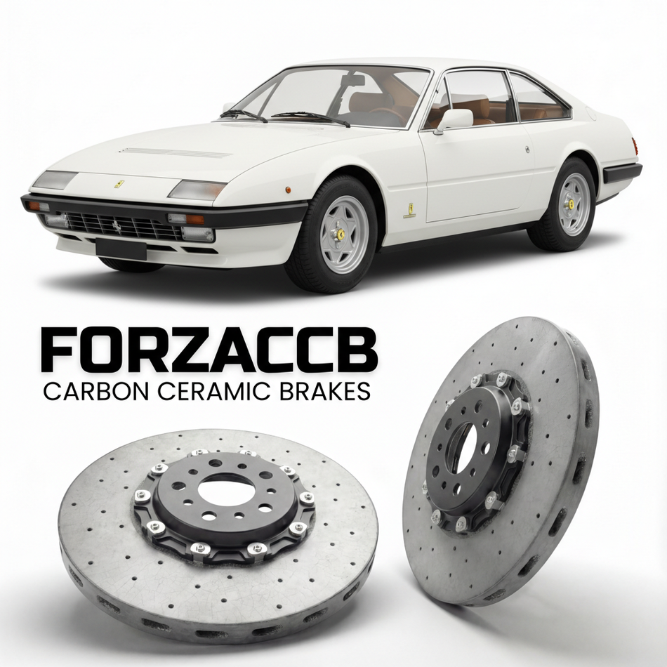 Carbon Ceramic Brake Rotors for Ferrari 400i (1979-1985) | CCB OEM Replacement / Conversion Upgrade Kit
