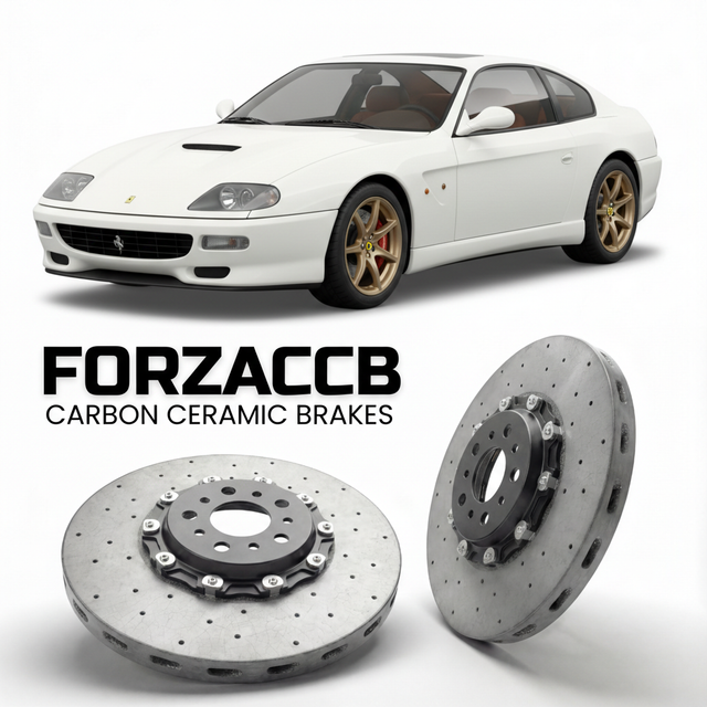 Carbon Ceramic Brake Rotors for Ferrari 456 (1992-1997) | CCB OEM Replacement / Conversion Upgrade Kit
