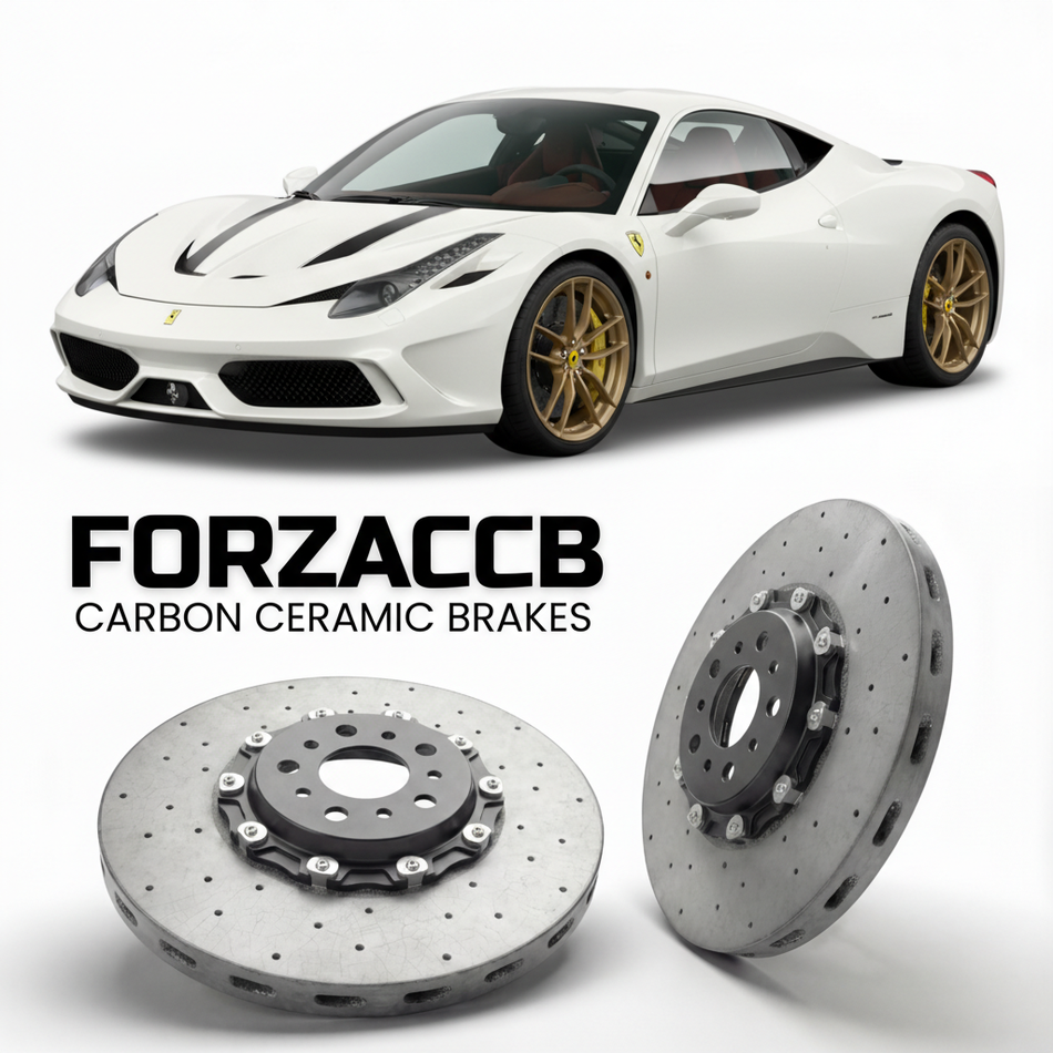Carbon Ceramic Brake Rotors for Ferrari 458 Speciale A (2014-2015) | CCB OEM Replacement / Conversion Upgrade Kit