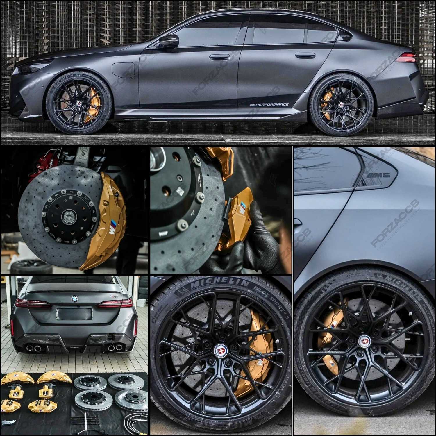 Carbon Ceramic Brake Rotors for BMW M4 CS F82 (2017-2019) | CCB OEM Replacement / Conversion Upgrade Kit