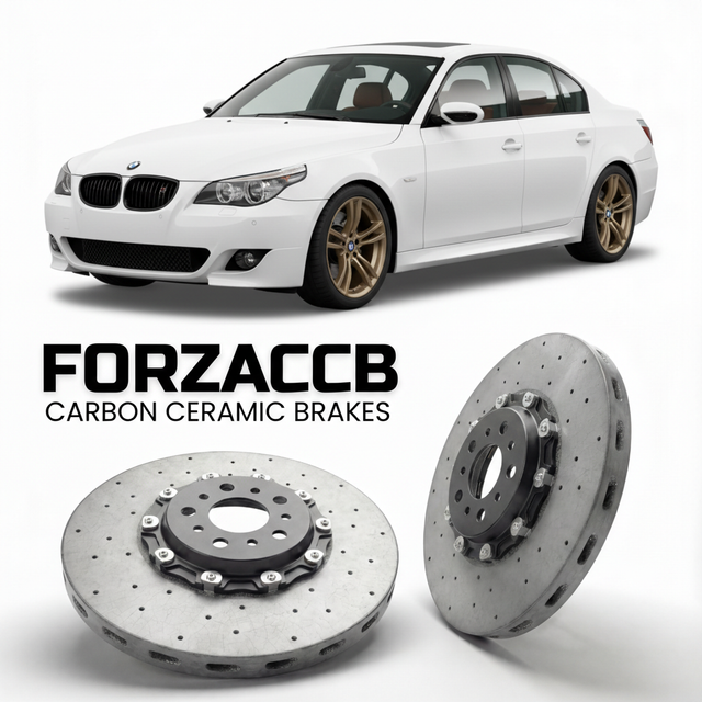 Carbon Ceramic Brake Rotors for BMW 5-Series Sedan E60 (2003-2010) | CCB OEM Replacement / Conversion Upgrade Kit