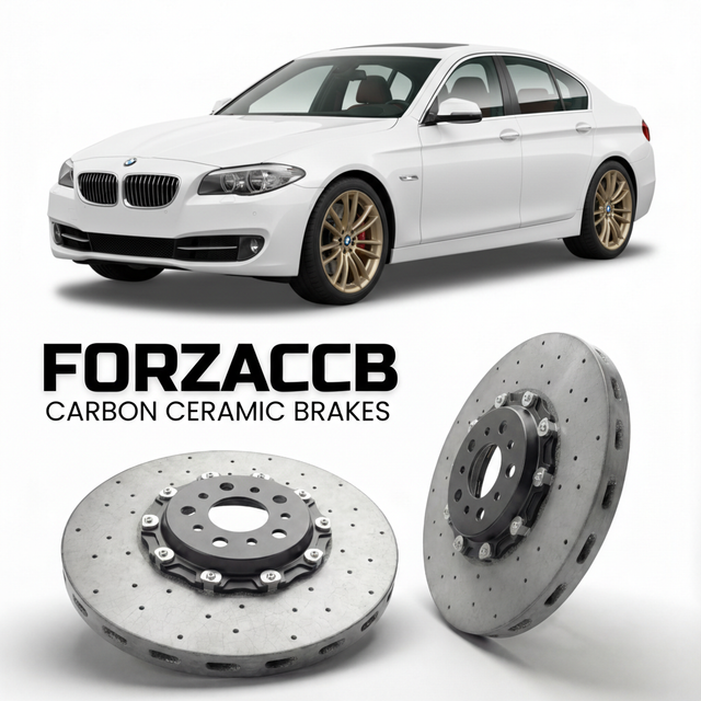 Carbon Ceramic Brake Rotors for BMW 5-Series Sedan F10 (2010-2017) | CCB OEM Replacement / Conversion Upgrade Kit