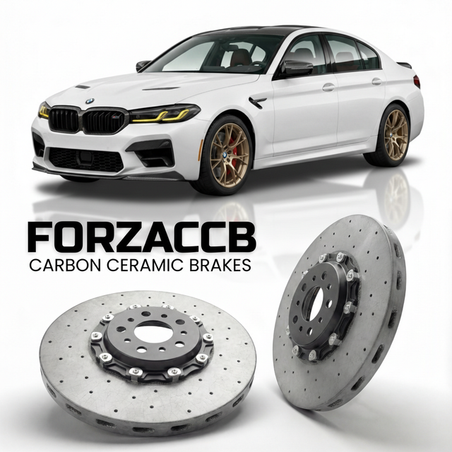 Carbon Ceramic Brake Rotors for BMW 5-Series Sedan G30 (2016-2023) | CCB OEM Replacement / Conversion Upgrade Kit