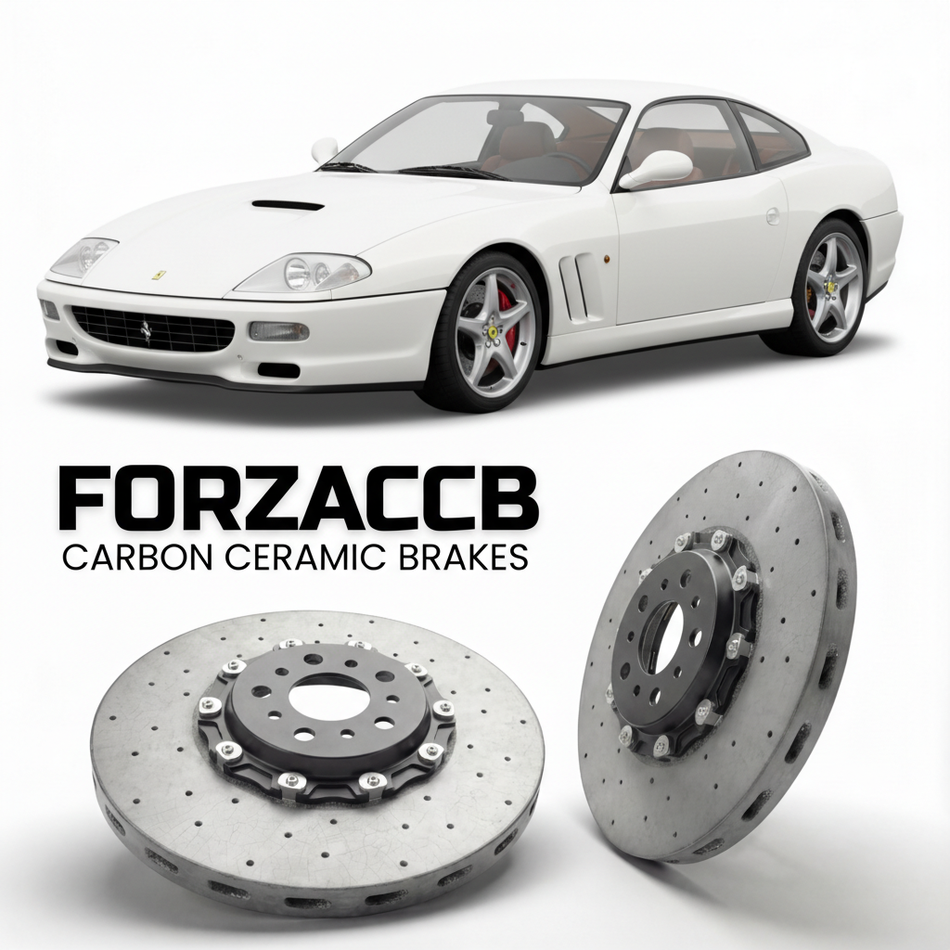 Carbon Ceramic Brake Rotors for Ferrari 550 Maranello (1996-2001) | CCB OEM Replacement / Conversion Upgrade Kit