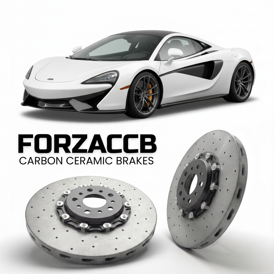 Carbon Ceramic Brake Rotors for McLaren 570S P13 (2015-2021) | CCB OEM Replacement / Conversion Upgrade Kit