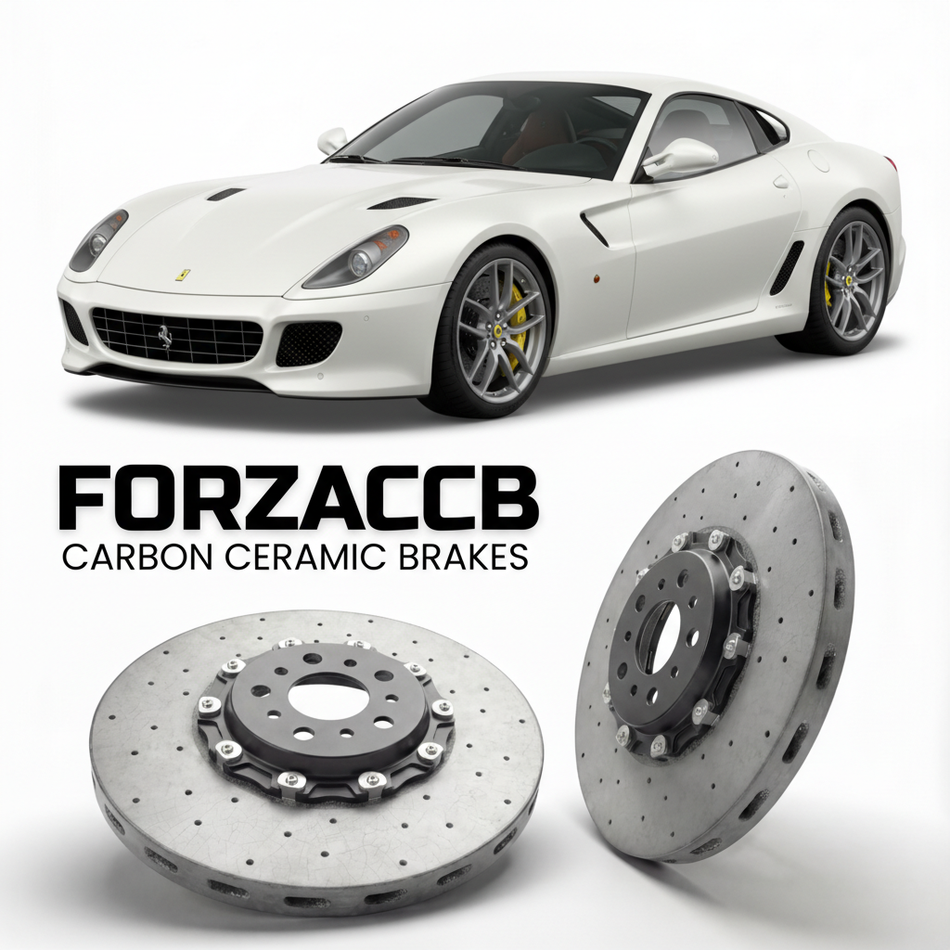 Carbon Ceramic Brake Rotors for Ferrari 599 GTO (2010-2011) | CCB OEM Replacement / Conversion Upgrade Kit