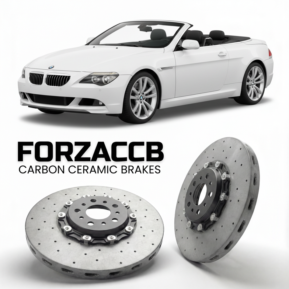 Carbon Ceramic Brake Rotors for BMW 6-Series Convertible E64 (2004-2010) | CCB OEM Replacement / Conversion Upgrade Kit