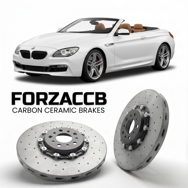 Carbon Ceramic Brake Rotors for BMW 6-Series Convertible F12 (2011-2018) | CCB OEM Replacement / Conversion Upgrade Kit