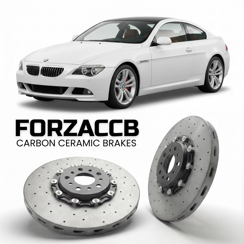 Carbon Ceramic Brake Rotors for BMW 6-Series Coupe E63 (2003-2010) | CCB OEM Replacement / Conversion Upgrade Kit