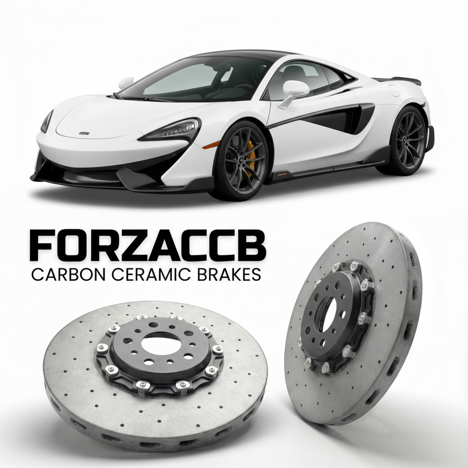 Carbon Ceramic Brake Rotors for McLaren 620R P13 (2019-2021) | CCB OEM Replacement / Conversion Upgrade Kit