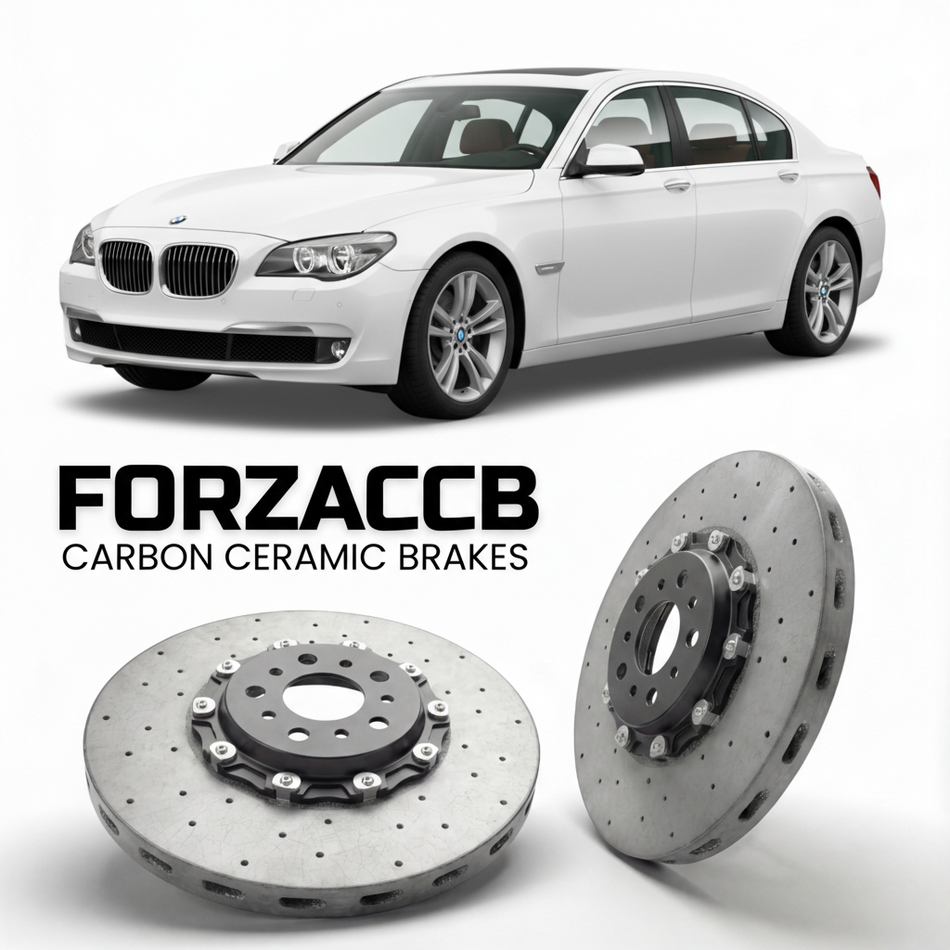 Carbon Ceramic Brake Rotors for BMW 7-Series Sedan F01 (2008-2015) | CCB OEM Replacement / Conversion Upgrade Kit