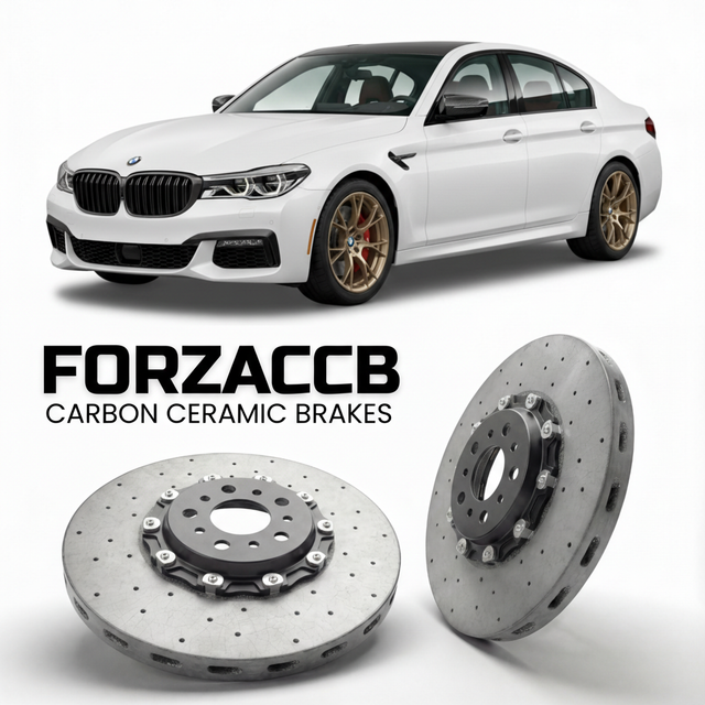 Carbon Ceramic Brake Rotors for BMW 7-Series Sedan G11 (2015-2022) | CCB OEM Replacement / Conversion Upgrade Kit