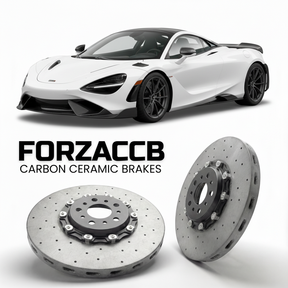 Carbon Ceramic Brake Rotors for McLaren 765LT P14 (2020-2023) | CCB OEM Replacement / Conversion Upgrade Kit