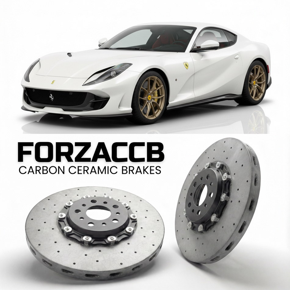 Carbon Ceramic Brake Rotors for Ferrari 812 Competizione A (2021-2024) | CCB OEM Replacement / Conversion Upgrade Kit