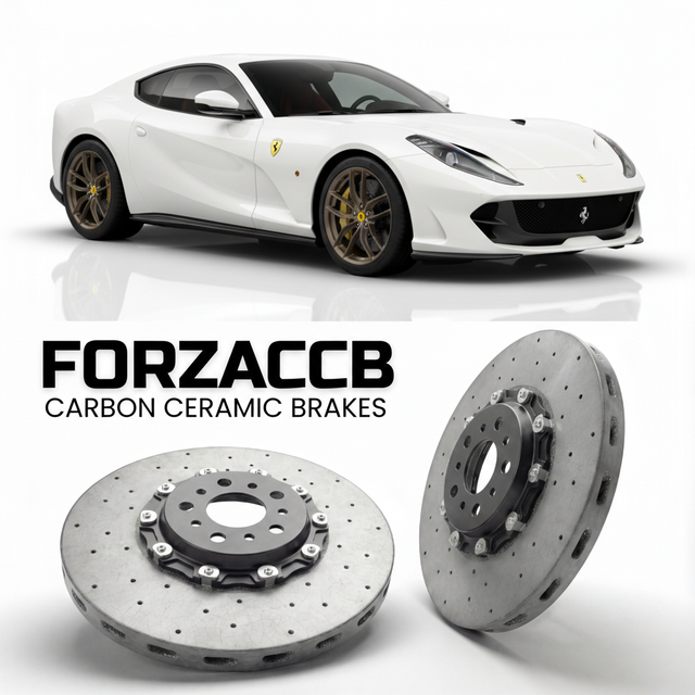 Carbon Ceramic Brake Rotors for Ferrari 812 GTS (2019-2024) | CCB OEM Replacement / Conversion Upgrade Kit