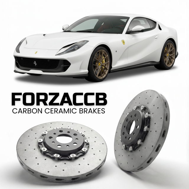 Carbon Ceramic Brake Rotors for Ferrari 812 Superfast (2017-2024) | CCB OEM Replacement / Conversion Upgrade Kit