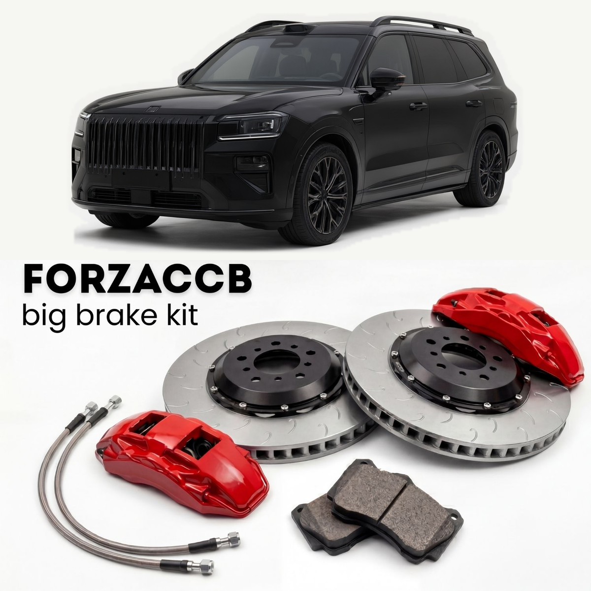 FORZACCB Iron Big Brake Kit for Zeekr 8X (2026+) - vehicle and brake kit