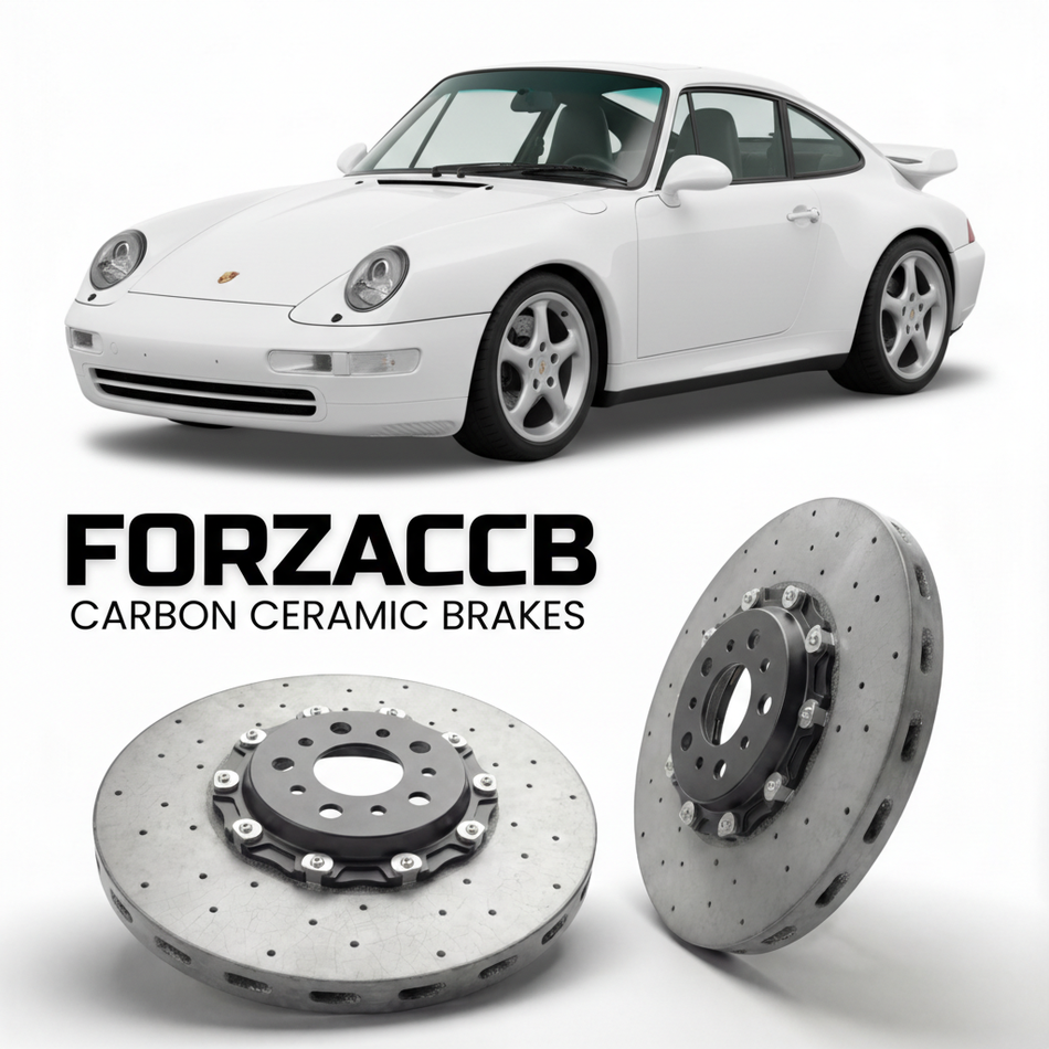 Carbon Ceramic Brake Rotors for Porsche 911 Carrera (1994-1998) | CCB OEM Replacement / Conversion Upgrade Kit