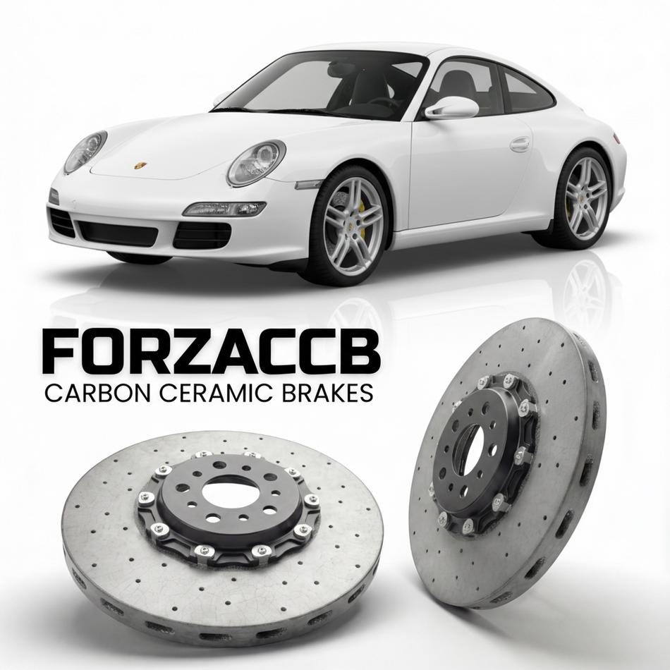 Carbon Ceramic Brake Rotors for Porsche 911 Carrera (2005-2008) | CCB OEM Replacement / Conversion Upgrade Kit