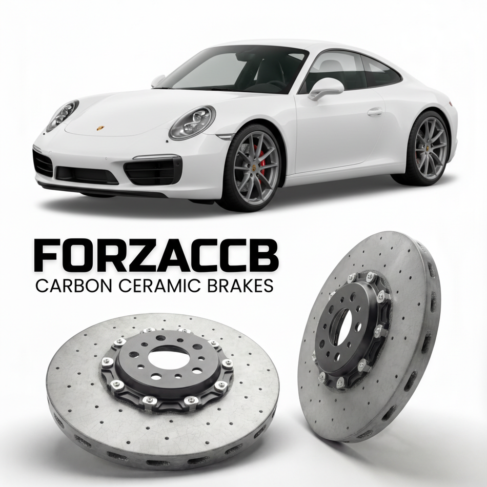 Carbon Ceramic Brake Rotors for Porsche 911 Carrera (2017-2019) | CCB OEM Replacement / Conversion Upgrade Kit