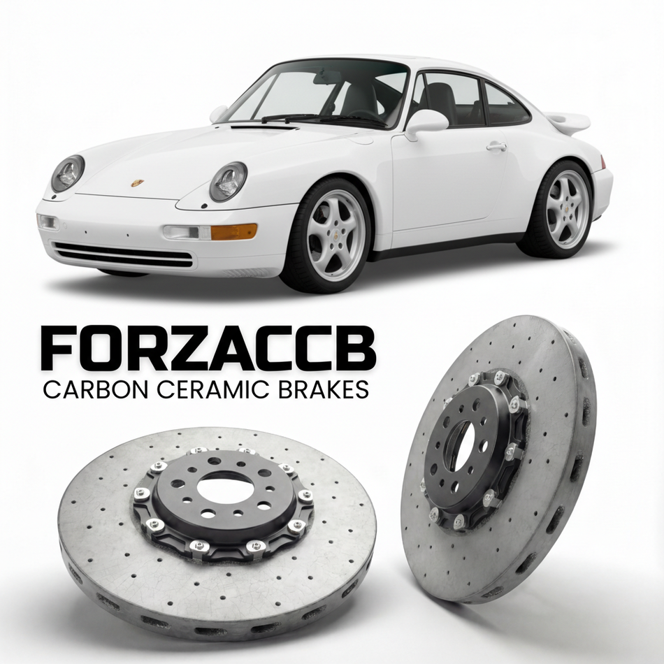 Carbon Ceramic Brake Rotors for Porsche 911 Carrera 4 993 (1994-1998) | CCB OEM Replacement / Conversion Upgrade Kit